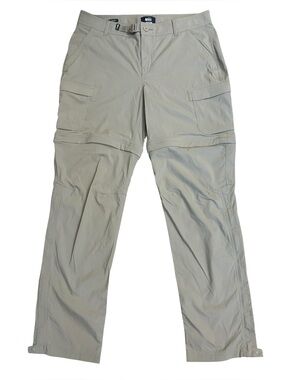 REI Relaxed Fit Tan Stretch Straight Leg Convertible Hiking Pants Shorts Size 12